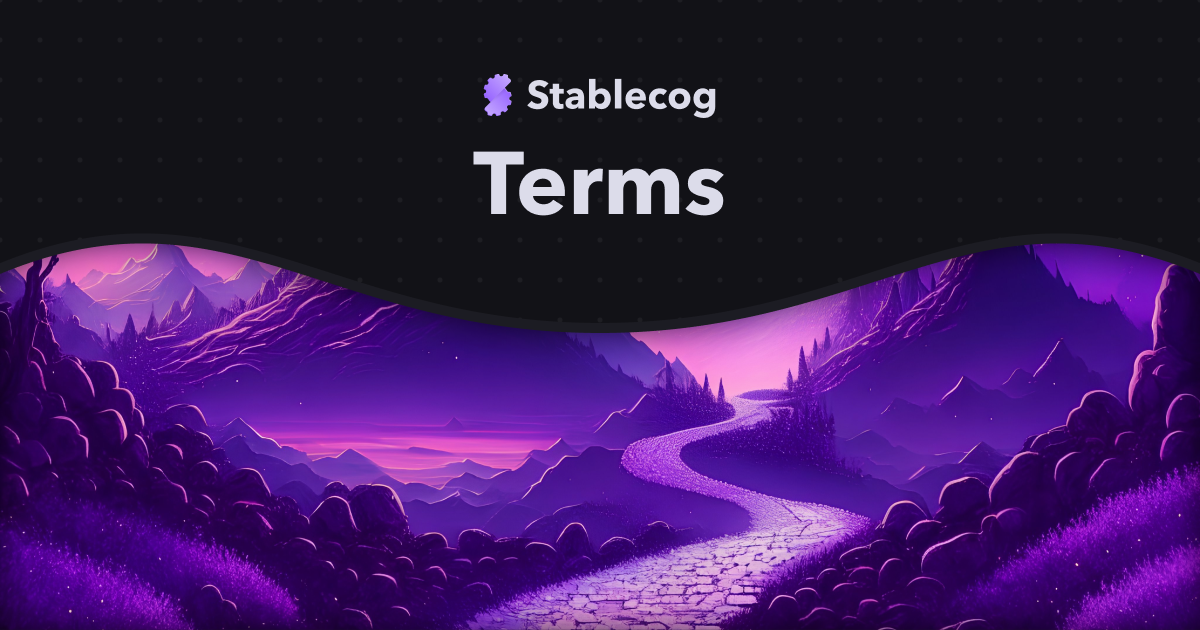 Terms of Service | Stablecog